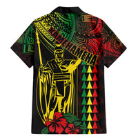 King Kamehameha Day Family Matching Mermaid Dress and Hawaiian Shirt Hawaii Kakau Reggae LT01 - Polynesian Pride