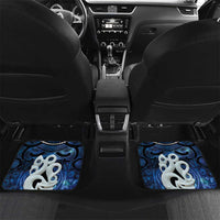 Personalized Maori Matariki Manaia Car Mats Maori Kowhaiwhai Pattern Galaxy