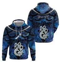 Personalized Maori Matariki Manaia Zip Hoodie Maori Kowhaiwhai Pattern Galaxy