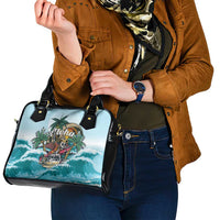 Aloha Hawaii Skeleton Shoulder Handbag Tropical Summer Vibe