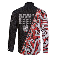 Aotearoa Toitu Te Tiriti Family Matching Long Sleeve Bodycon Dress and Hawaiian Shirt Honour The Treaty New Zealand LT01 - Polynesian Pride