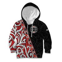 Aotearoa Toitu Te Tiriti Kid Hoodie Honour The Treaty New Zealand LT01 Hoodie Black - Polynesian Pride