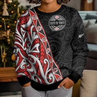 Aotearoa Toitu Te Tiriti Kid Ugly Christmas Sweater Honour The Treaty New Zealand LT01 - Polynesian Pride