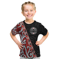 Aotearoa Toitu Te Tiriti Kid T Shirt Honour The Treaty New Zealand LT01 Black - Polynesian Pride