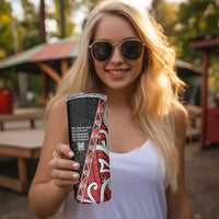Aotearoa Toitu Te Tiriti Skinny Tumbler Honour The Treaty New Zealand LT01 - Polynesian Pride