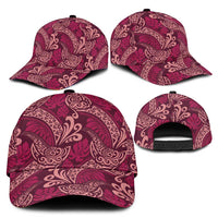 Sweet Pink Monstera Classic Cap Polynesian Tribal Pattern - Polynesian Pride
