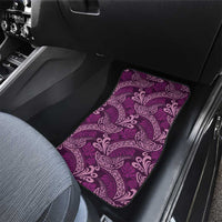Royal Purple Monstera Car Mats Polynesian Tribal Pattern LT01 - Polynesian Pride