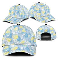Anthurium Plumeria Lei Pastel Classic Cap Blue Hawaiian Splendid Palaka