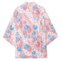 Anthurium Plumeria Lei Pastel Kimono Pink Hawaiian Splendid Palaka