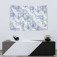 Anthurium Plumeria Lei Pastel Tapestry Purple Hawaiian Splendid Palaka