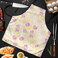 Anthurium Plumeria Lei Pastel Apron Yellow Hawaiian Splendid Palaka
