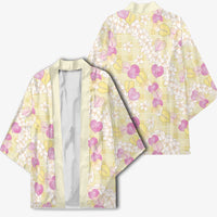 Anthurium Plumeria Lei Pastel Kimono Yellow Hawaiian Splendid Palaka