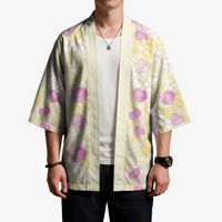 Anthurium Plumeria Lei Pastel Kimono Yellow Hawaiian Splendid Palaka