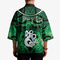 Personalised Maori Matariki Manaia Kakariki Kimono Maori Kowhaiwhai Pattern Galaxy