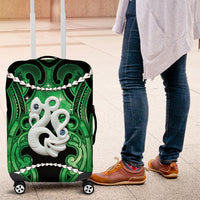 Maori Matariki Manaia Kakariki Luggage Cover Maori Kowhaiwhai Pattern Galaxy