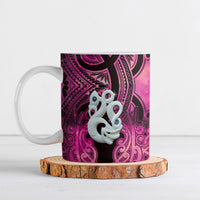 Personalised Maori Matariki Manaia Mawhero Ceramic Mug Maori Kowhaiwhai Pattern Galaxy