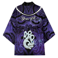 Personalised Maori Matariki Manaia Waiporoporo Kimono Maori Kowhaiwhai Pattern Galaxy