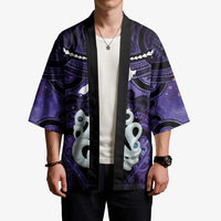 Personalised Maori Matariki Manaia Waiporoporo Kimono Maori Kowhaiwhai Pattern Galaxy