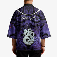 Personalised Maori Matariki Manaia Waiporoporo Kimono Maori Kowhaiwhai Pattern Galaxy