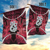 Maori Matariki Manaia Whero Garden Flag Maori Kowhaiwhai Pattern Galaxy