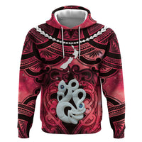 Personalised Maori Matariki Manaia Whero Hoodie Maori Kowhaiwhai Pattern Galaxy