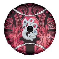Maori Matariki Manaia Whero Spare Tire Cover Maori Kowhaiwhai Pattern Galaxy