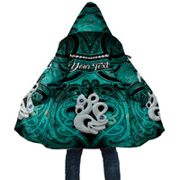 Personalised Maori Matariki Manaia Turquoise Cloak Maori Kowhaiwhai Pattern Galaxy