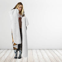 Maori Matariki Manaia Kowhai Hooded Blanket Maori Kowhaiwhai Pattern Galaxy LT01 - Polynesian Pride