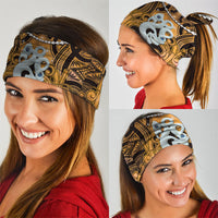 Maori Matariki Manaia Kowhai Neck Gaiter Maori Kowhaiwhai Pattern Galaxy