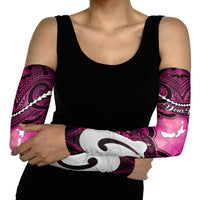 Personalised Maori Matariki Hei Matau Mawhero Arm Sleeves Maori Kowhaiwhai Pattern Galaxy