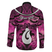 Personalised Maori Matariki Hei Matau Mawhero Family Matching Summer Maxi Dress and Hawaiian Shirt Maori Kowhaiwhai Pattern Galaxy LT01 - Polynesian Pride