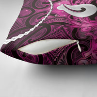Maori Matariki Hei Matau Mawhero Pillow Cover Maori Kowhaiwhai Pattern Galaxy