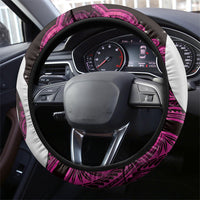 Maori Matariki Hei Matau Mawhero Steering Wheel Cover Maori Kowhaiwhai Pattern Galaxy