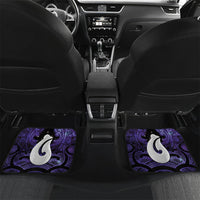 Personalised Maori Matariki Hei Matau Waiporoporo Car Mats Maori Kowhaiwhai Pattern Galaxy