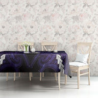 Maori Matariki Hei Matau Waiporoporo Tablecloth Maori Kowhaiwhai Pattern Galaxy