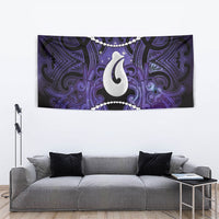 Maori Matariki Hei Matau Waiporoporo Tapestry Maori Kowhaiwhai Pattern Galaxy