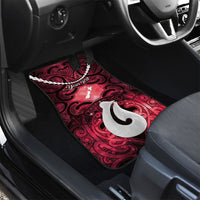 Personalised Maori Matariki Hei Matau Whero Car Mats Maori Kowhaiwhai Pattern Galaxy