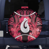 Maori Matariki Hei Matau Whero Spare Tire Cover Maori Kowhaiwhai Pattern Galaxy