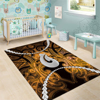 Maori Matariki Hei Matau Kowhai Area Rug Maori Kowhaiwhai Pattern Galaxy