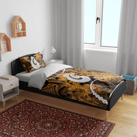 Maori Matariki Hei Matau Kowhai Bedding Set Maori Kowhaiwhai Pattern Galaxy