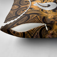 Maori Matariki Hei Matau Kowhai Pillow Cover Maori Kowhaiwhai Pattern Galaxy