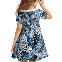 Ninamu Tahiti Tiare Monstera Family Matching Puletasi and Hawaiian Shirt Polynesian Pattern Curve Style - Polynesian Pride