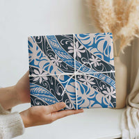 Ninamu Tahiti Tiare Monstera Wrapping Paper Polynesian Pattern Curve Style LT01 - Polynesian Pride