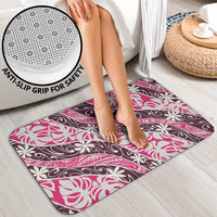 Tarona Tahiti Tiare Monstera Bathroom Set Polynesian Pattern Curve Style LT01 - Polynesian Pride