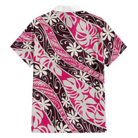 Tarona Tahiti Tiare Monstera Family Matching Off Shoulder Maxi Dress and Hawaiian Shirt Polynesian Pattern Curve Style - Polynesian Pride