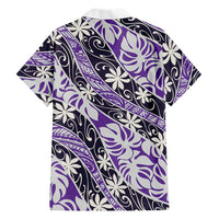 Vareau Tahiti Tiare Monstera Family Matching Puletasi and Hawaiian Shirt Polynesian Pattern Curve Style LT01 - Polynesian Pride