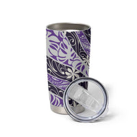 Vareau Tahiti Tiare Monstera Tumbler Cup Polynesian Pattern Curve Style - Polynesian Pride