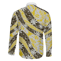 Rearea Tahiti Tiare Monstera Family Matching Off Shoulder Maxi Dress and Hawaiian Shirt Polynesian Pattern Curve Style LT01 - Polynesian Pride
