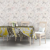 Rearea Tahiti Tiare Monstera Tablecloth Polynesian Pattern Curve Style LT01 - Polynesian Pride