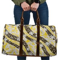 Rearea Tahiti Tiare Monstera Travel Bag Polynesian Pattern Curve Style - Polynesian Pride